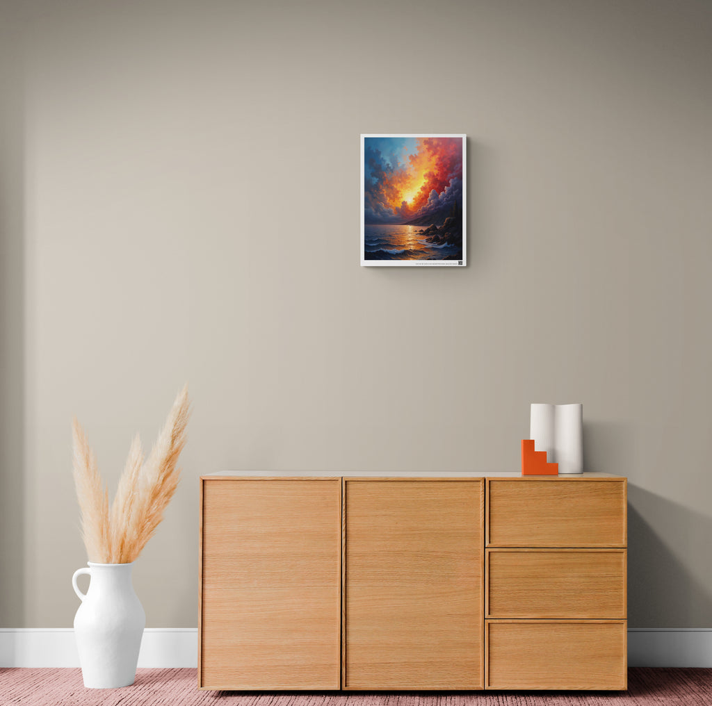 Milo Hartley_Fiery Skies Over the Coast